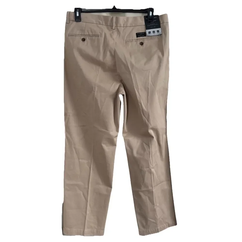 New Banana Republic Men’s Rapid Movement Chino Smithfield Pleated Size 36x30